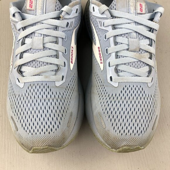 Brooks Women's Size 7.5B Adrenaline GTS 22 Blue Lace-Up Running Sneakers FAIR - Picture 5 of 15